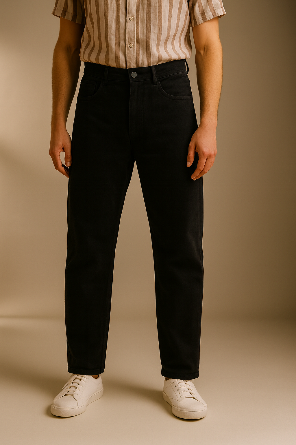Mom-Fit – Black Denim