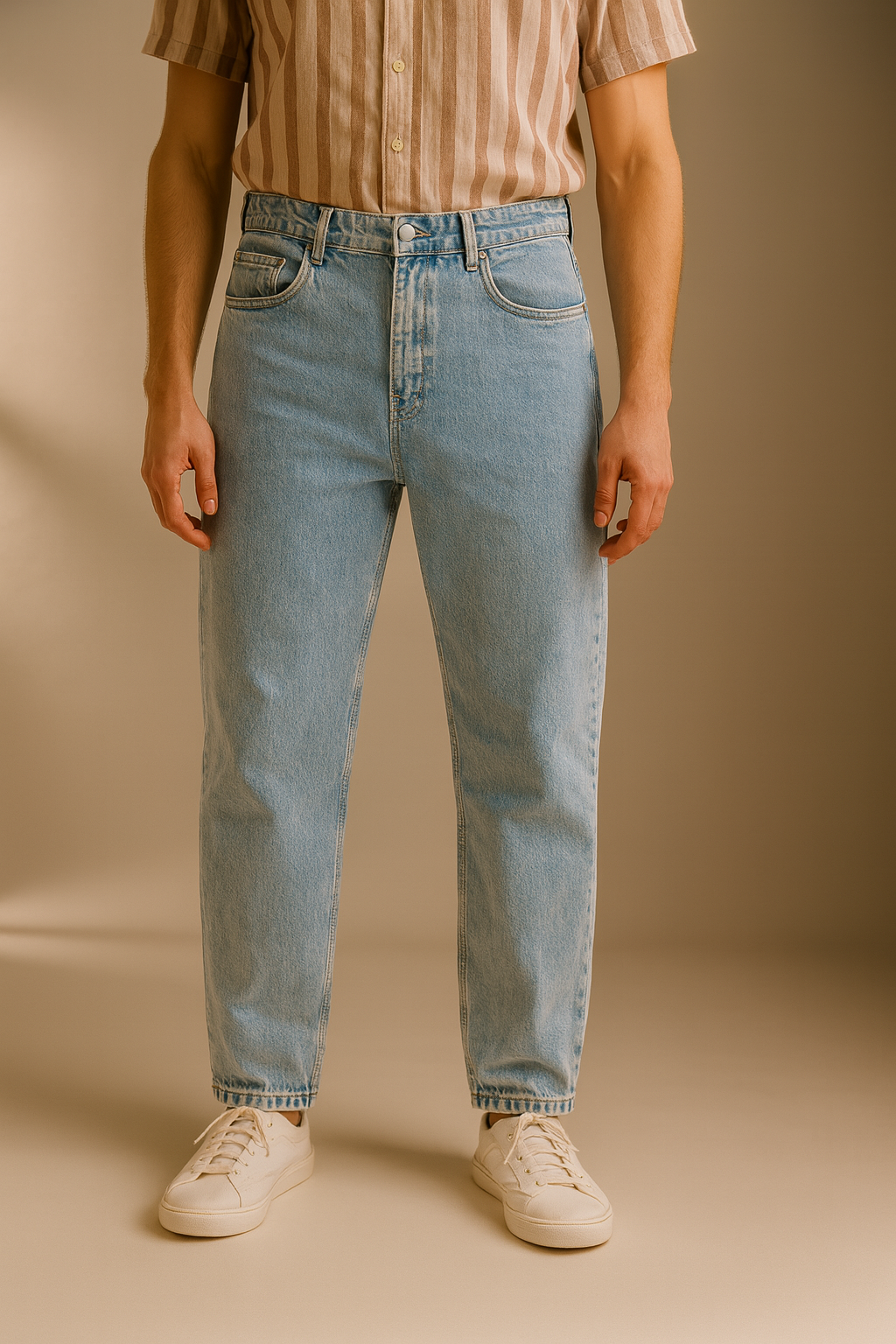 Mom Fit – Sky Blue Denim