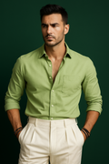 Fatzer Pastel Green Classic Shirt