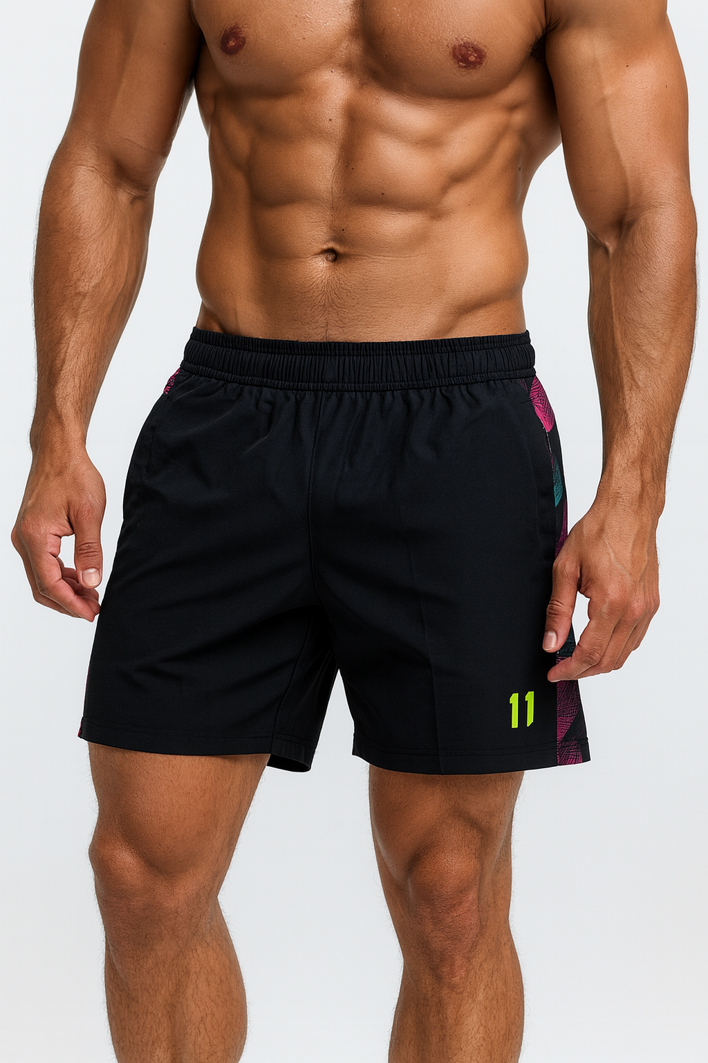NS Fabric Black Shorts