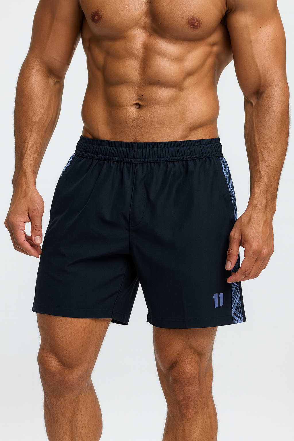 NS Fabric Navy Blue Shorts