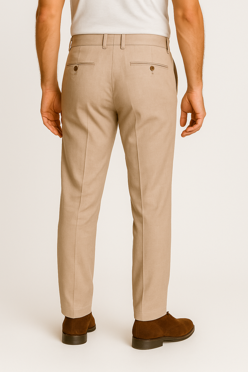 Men’s Premium Linen Pants – Tan