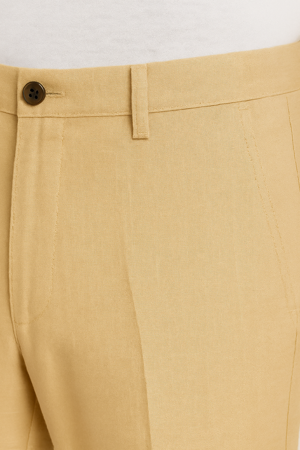 Men’s Premium Linen Pants – Cream