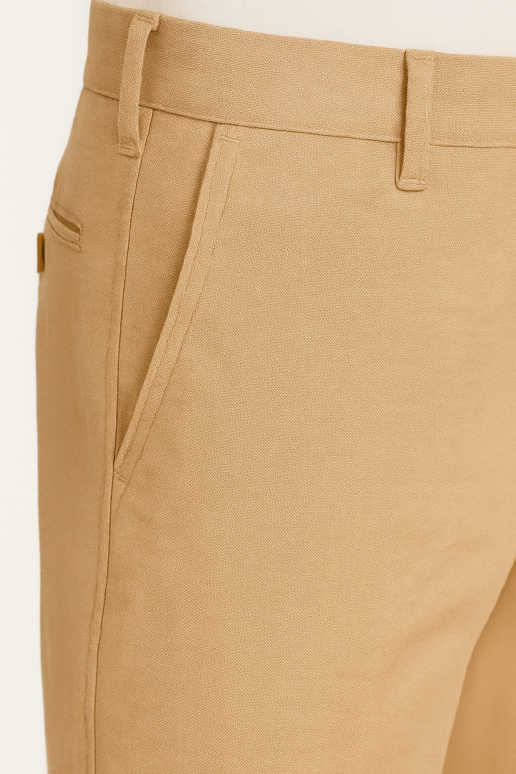 Men’s Premium Linen Pants – Tan