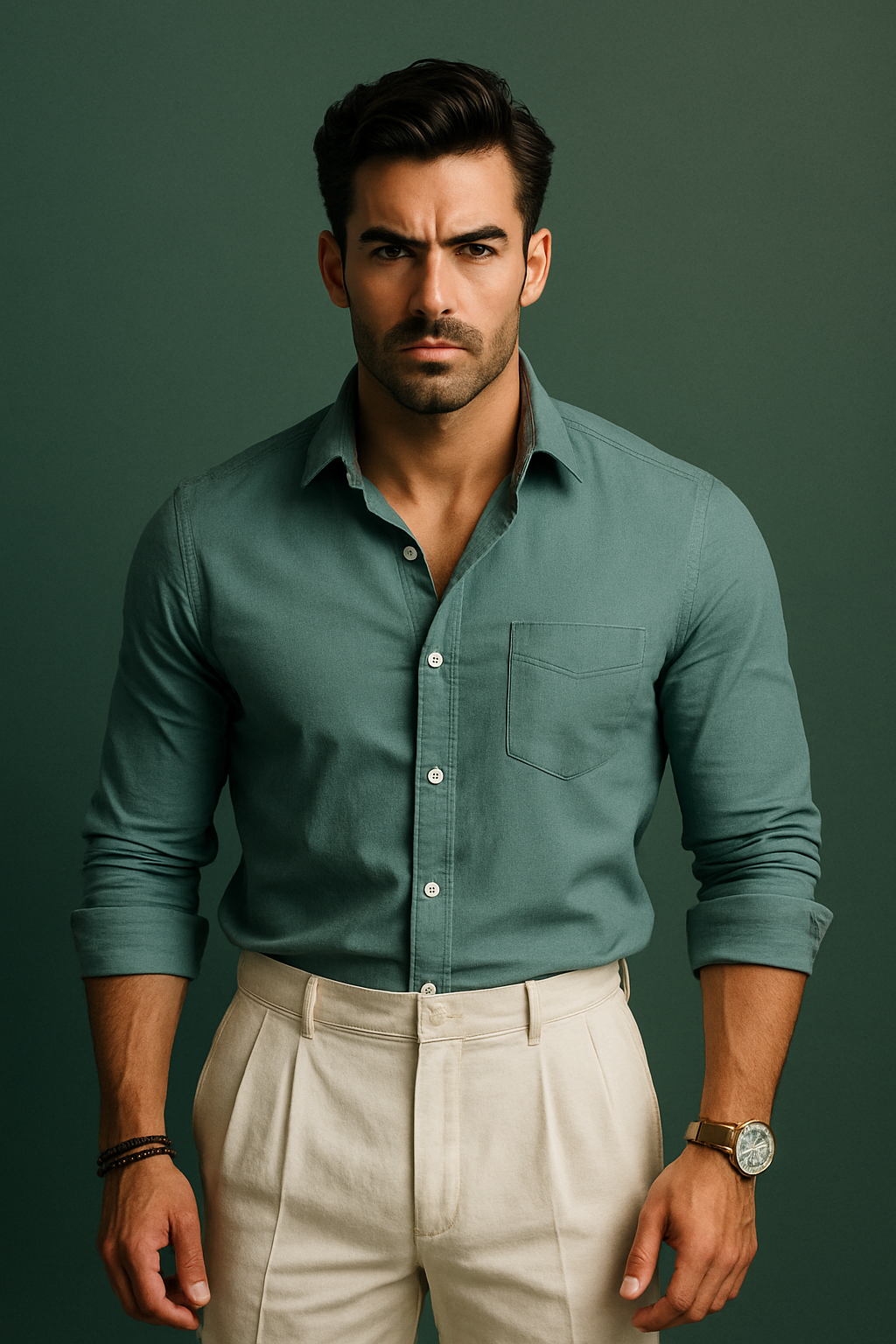 Fatzer Sea Green Classic Shirt