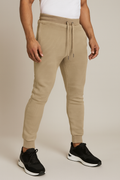 Men’s Cord Fabric Active Track Pants - Beige