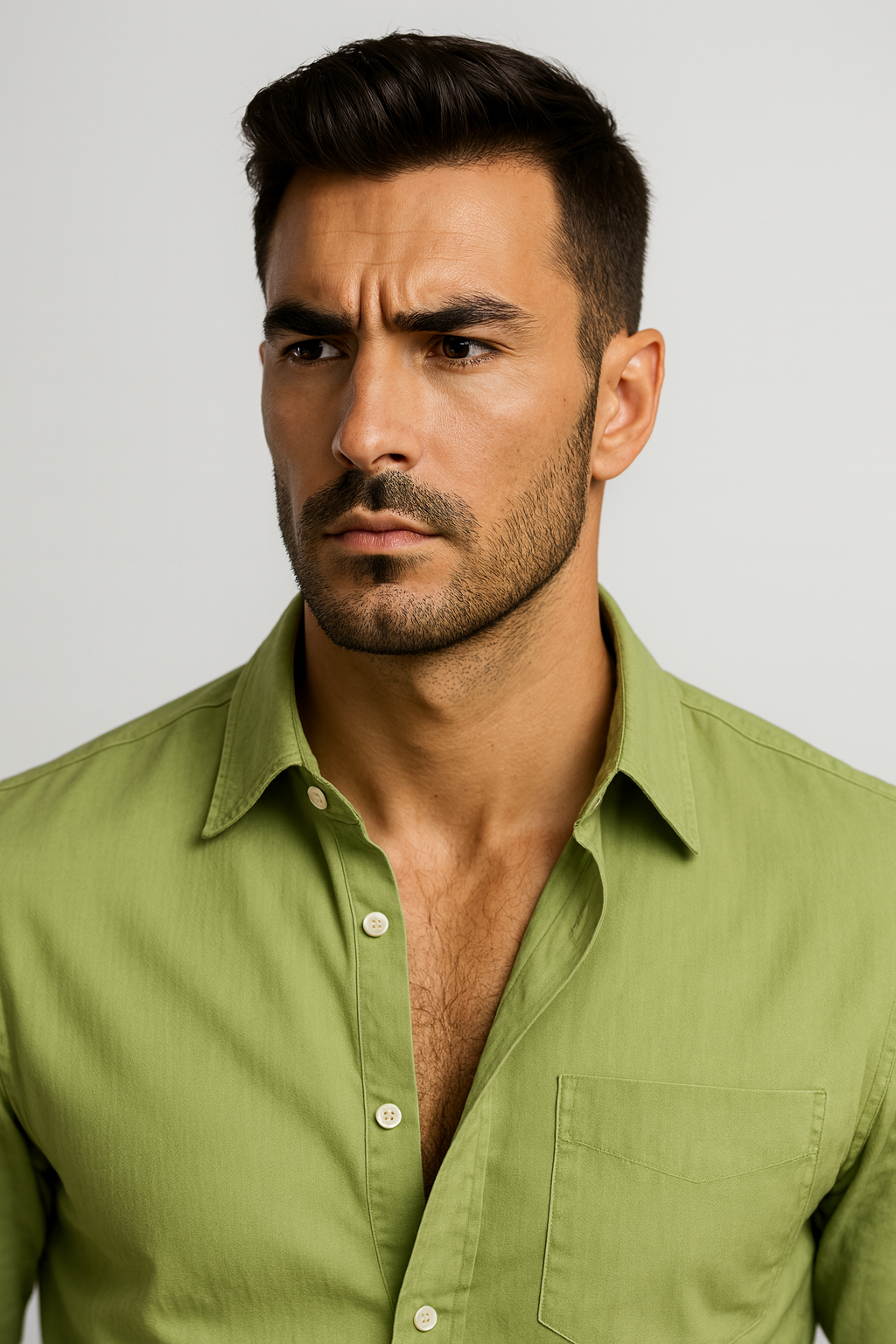 Fatzer Pastel Green Classic Shirt
