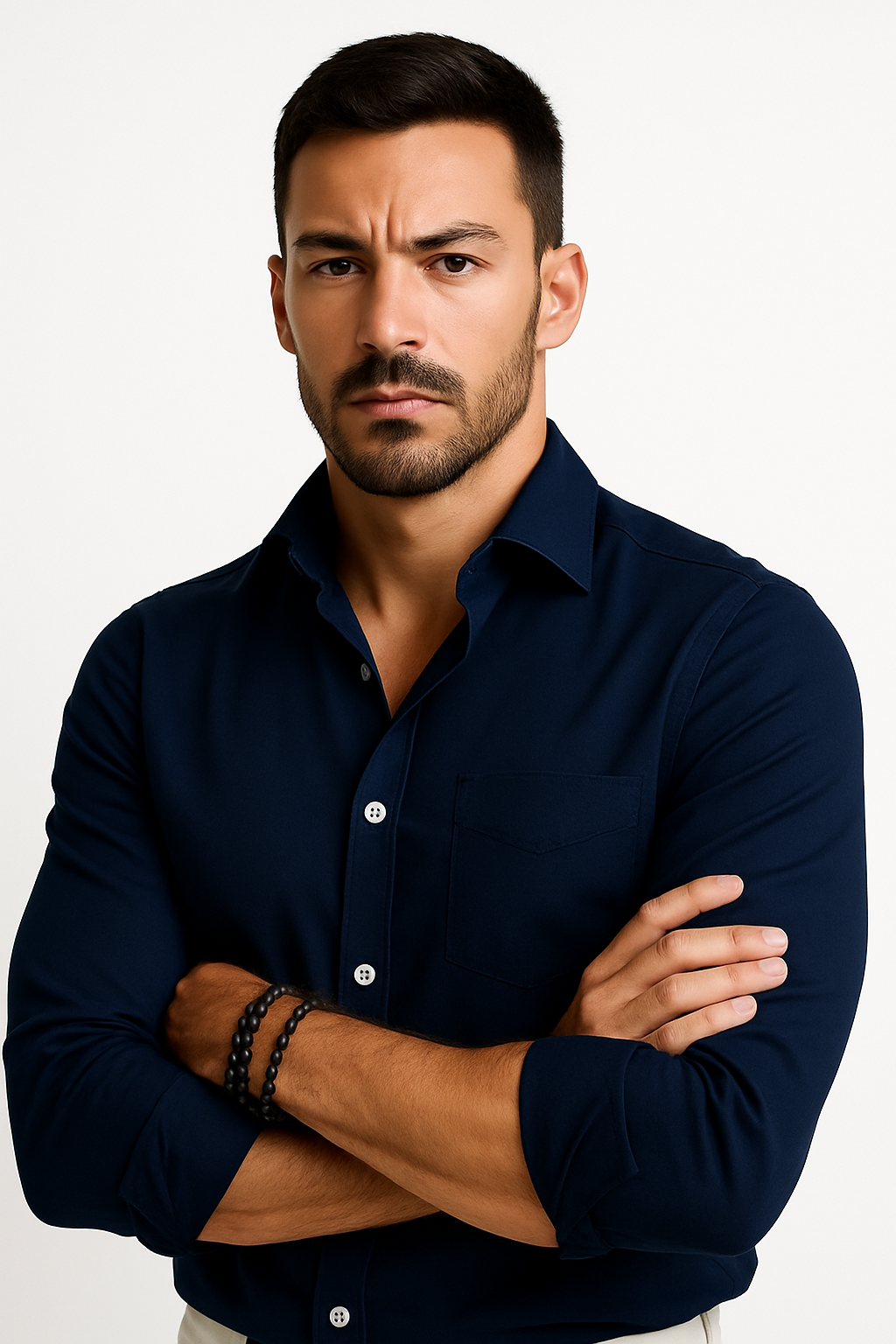 Fatzer Navy Blue Classic Shirt