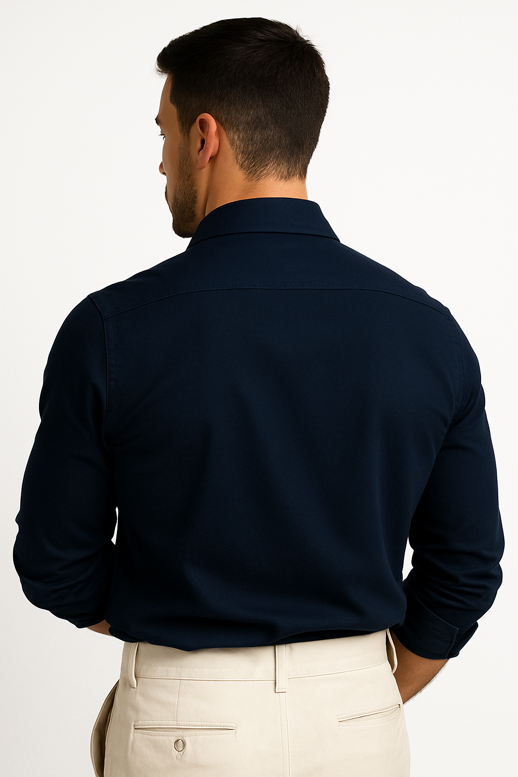 Fatzer Navy Blue Classic Shirt
