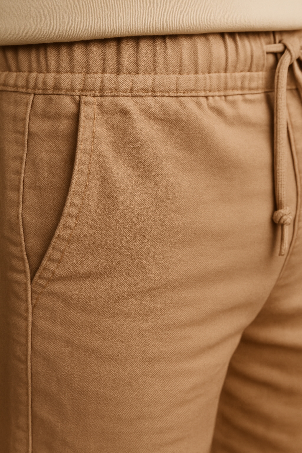 Men’s Classic Linen Regular Fit Pants - Beige