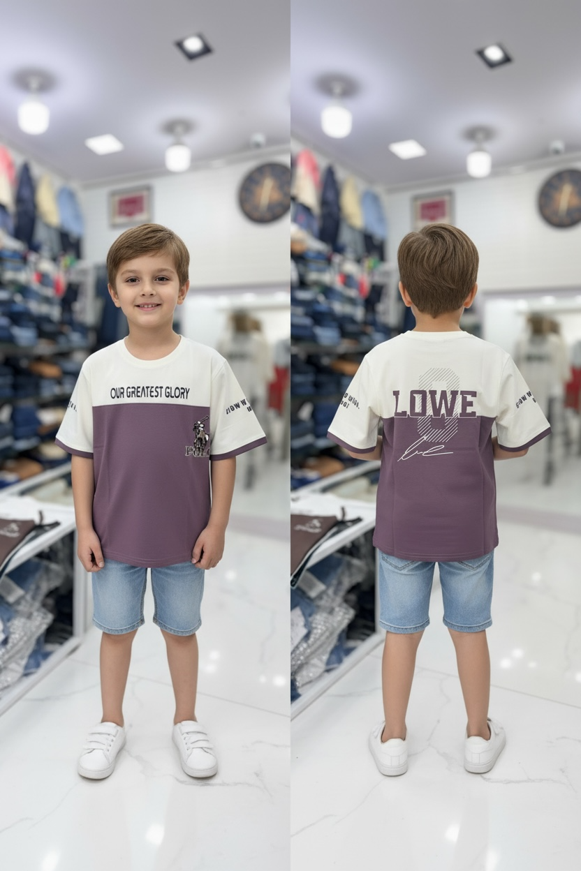 Kids Premium Down Shoulder T-shirts