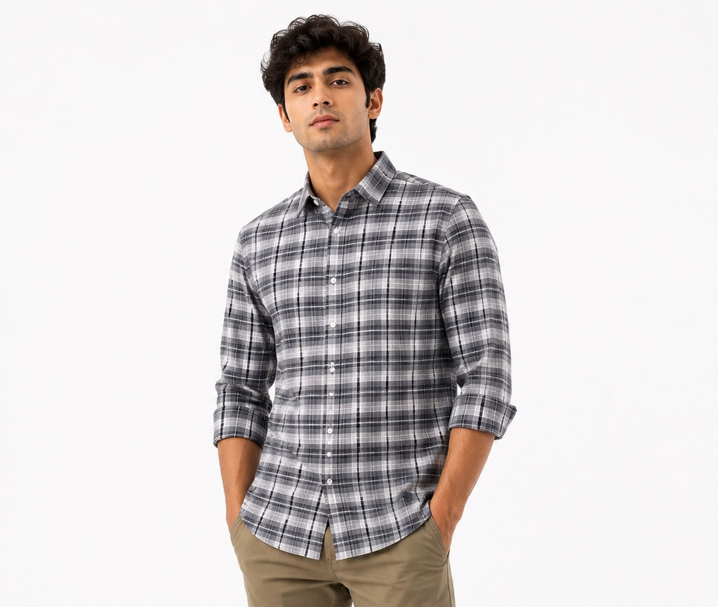 Men's Check Shirts Online in India | Casual & Cotton Checked Shirts | Fiya Collection Fiya Collections