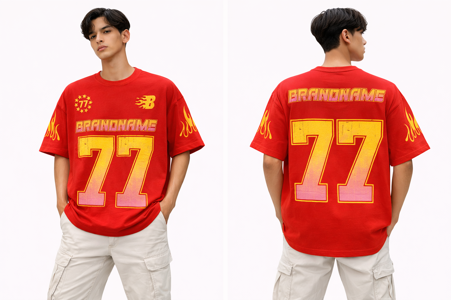 Men’s Printed Oversized T-Shirts