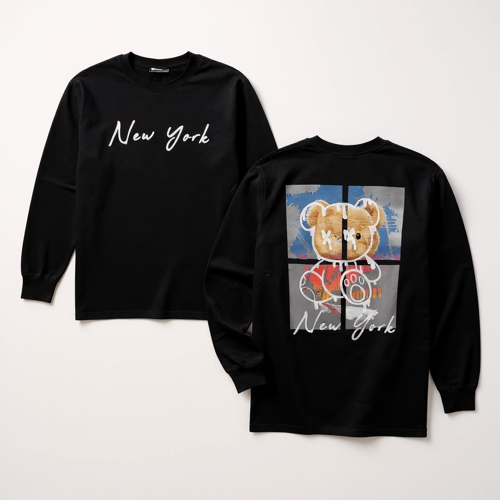 Men’s Back Printed Full Sleeves T-Shirts