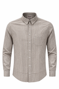 Men's Lining Full Sleeves Shirts - Light Brown