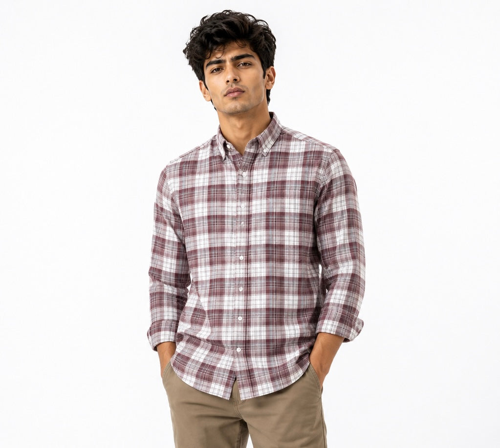 Men's Check Shirts Online in India | Casual & Cotton Checked Shirts | Fiya Collection Fiya Collections