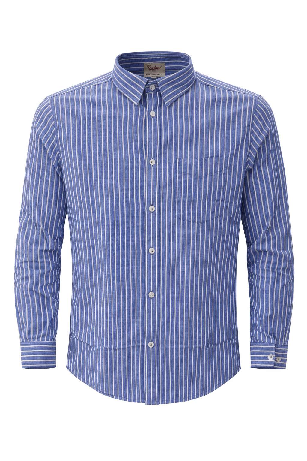 Men's Lining Full Sleeves Shirts - Royal Blue