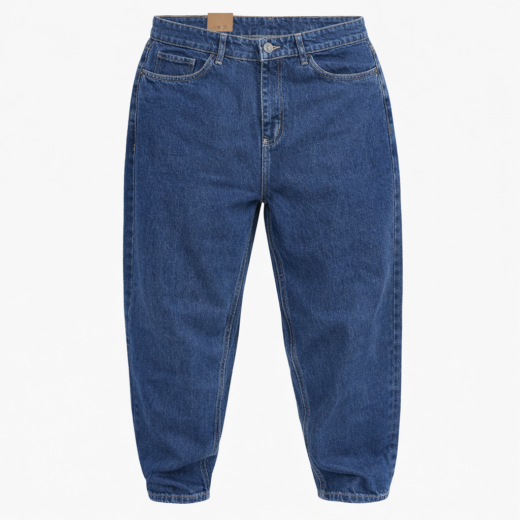 Mom Fit Baggy Jeans - Big Size