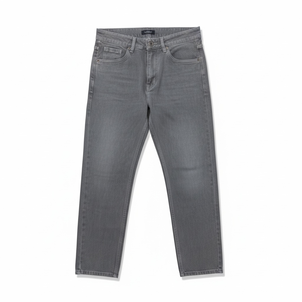 Mom Fit Baggy Jeans - Dark Grey