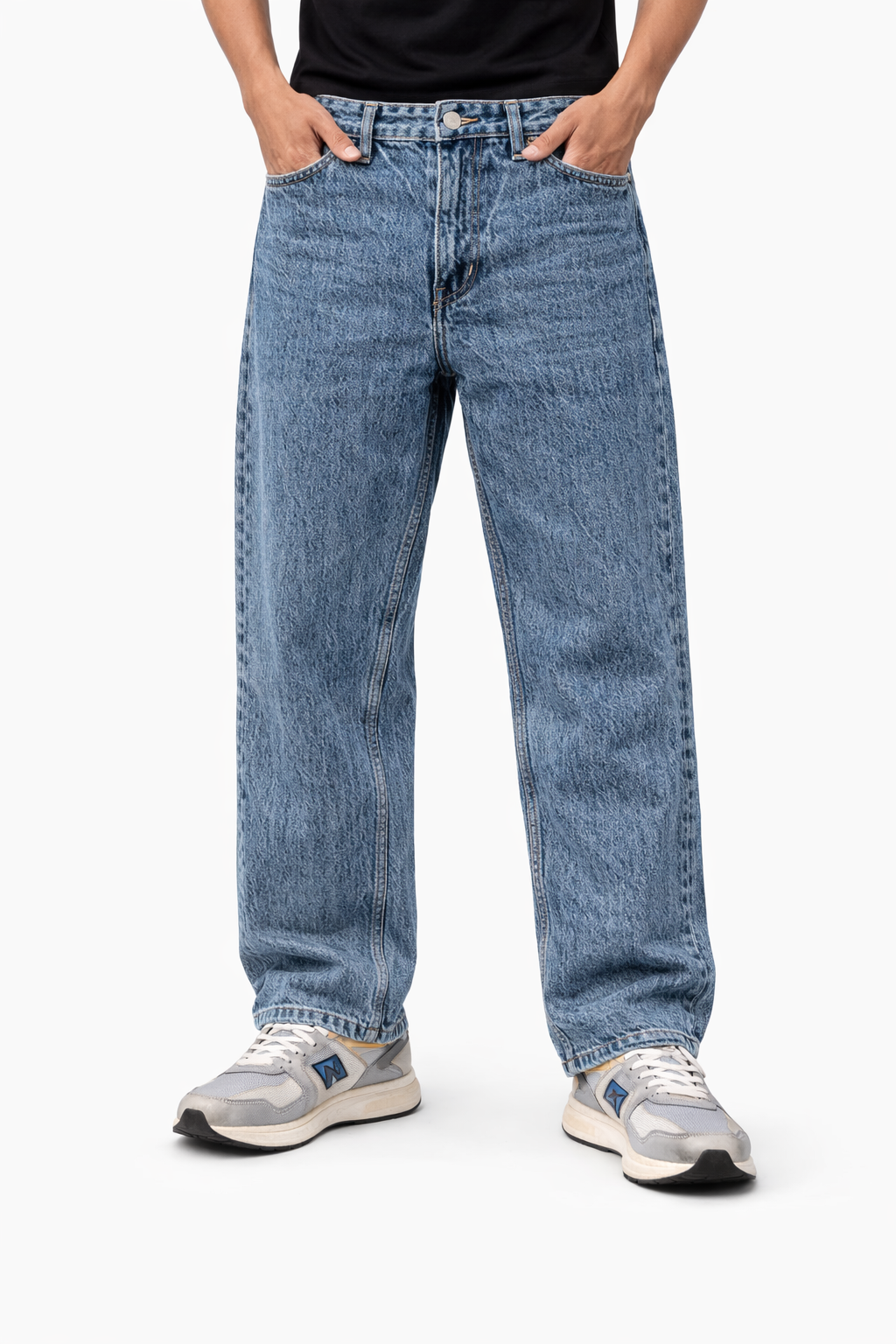 Straight Fit Baggy Jeans