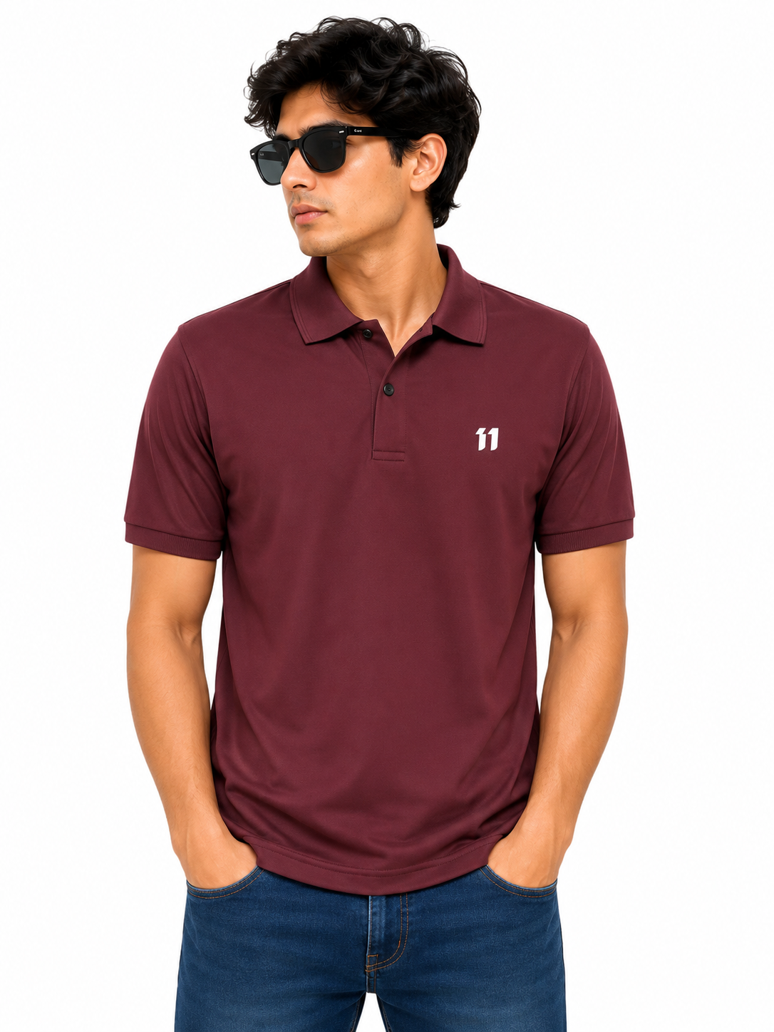 Matte Dri Fit Collar T-shirts