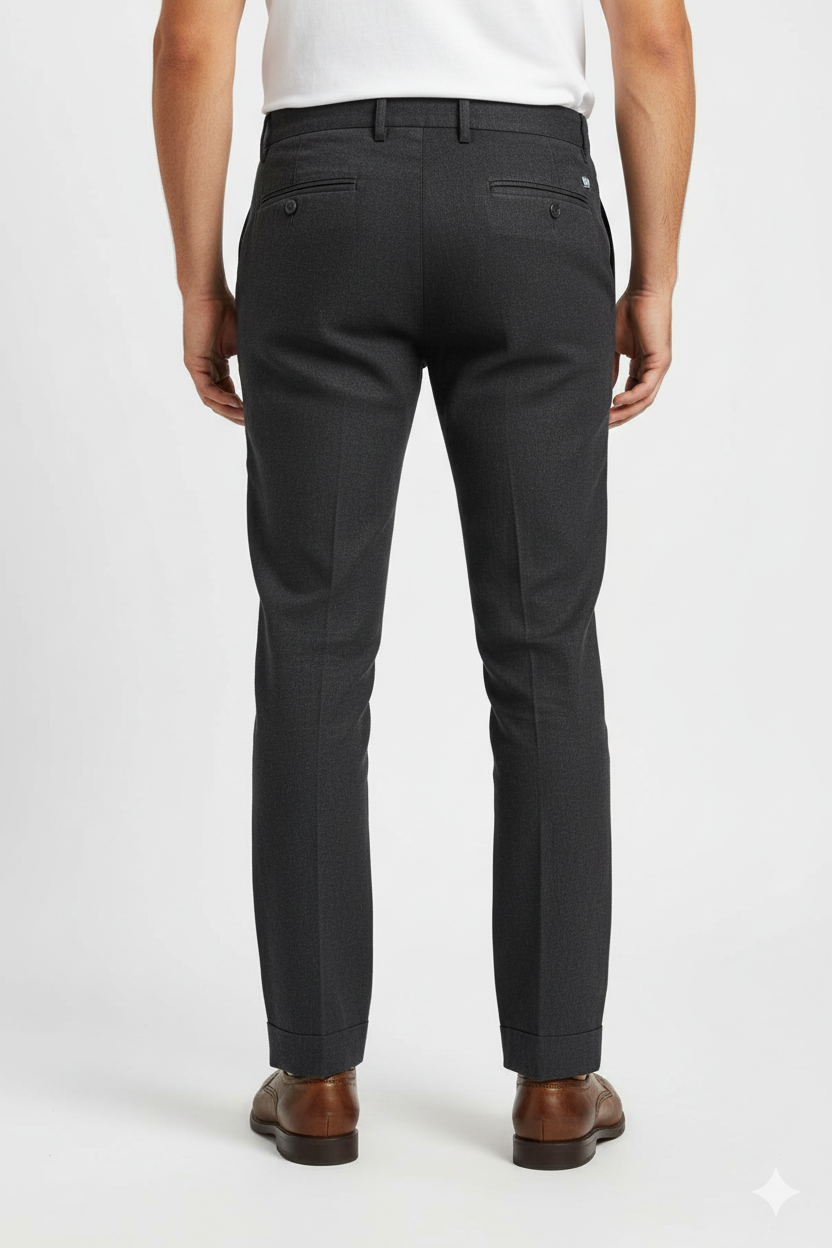 Men’s Premium Linen Pants – Dark Gray
