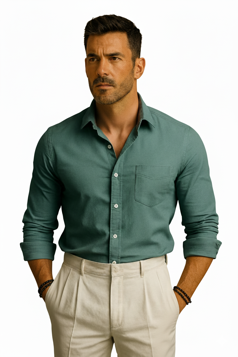 Fatzer Sea Green Classic Shirt