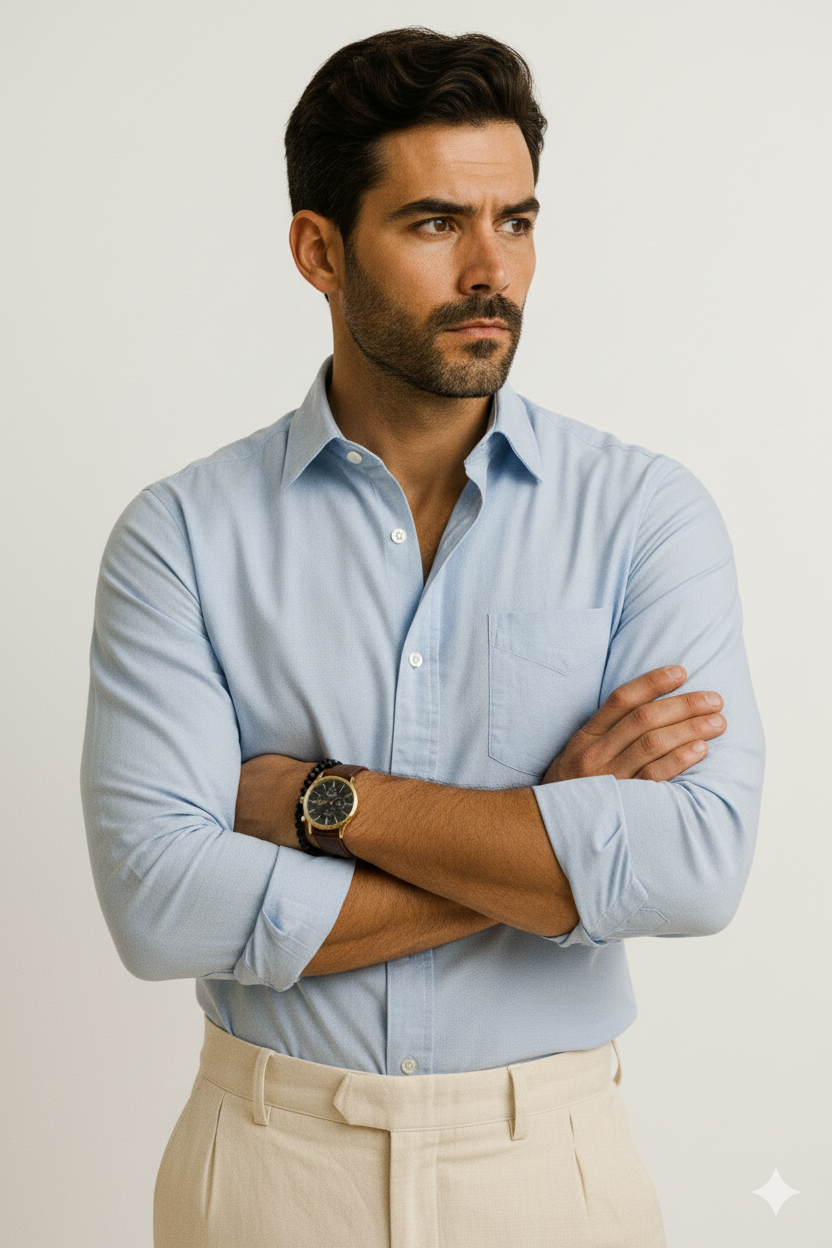 Fatzer Sky Blue Classic Shirt