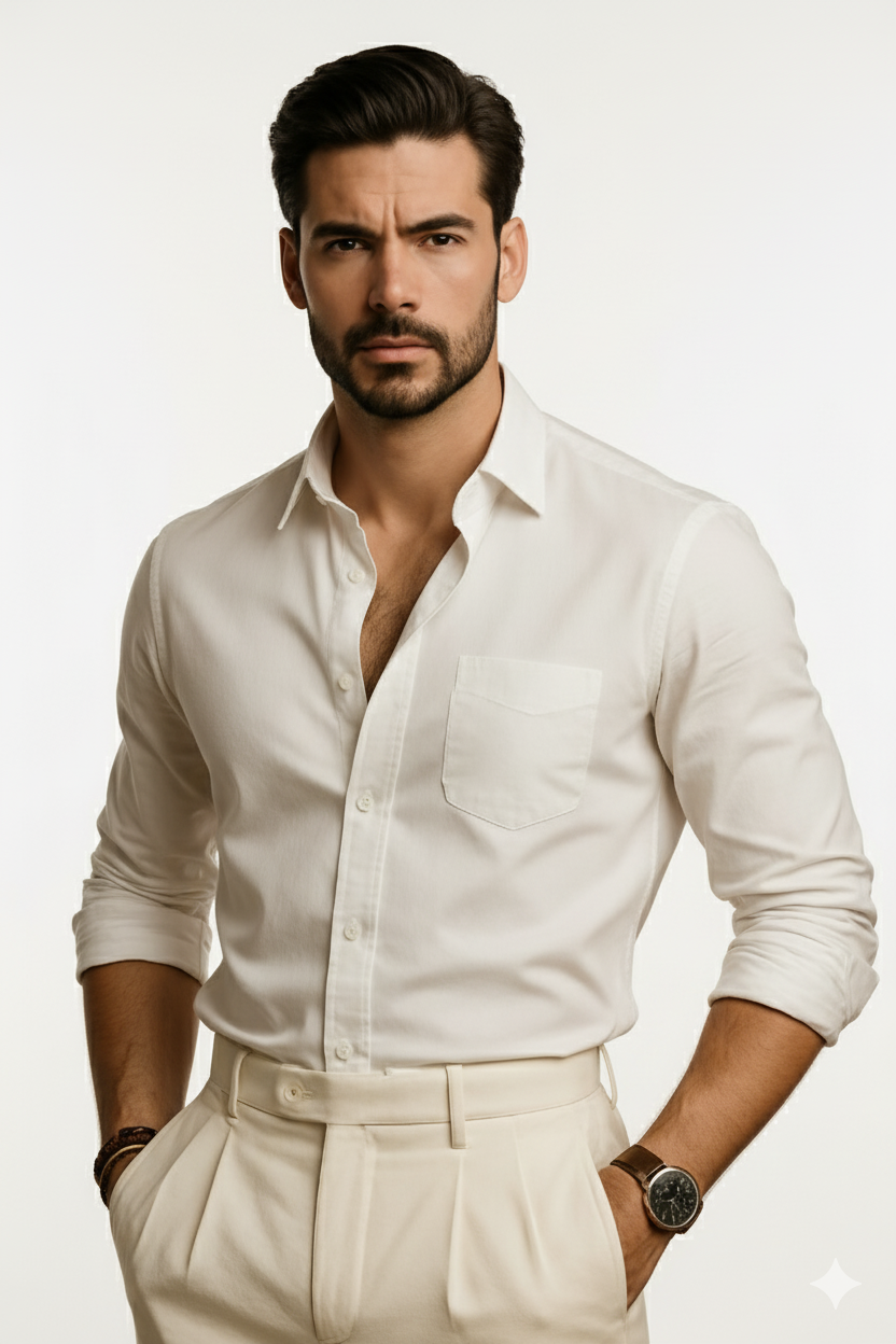 Fatzer White Classic Shirt