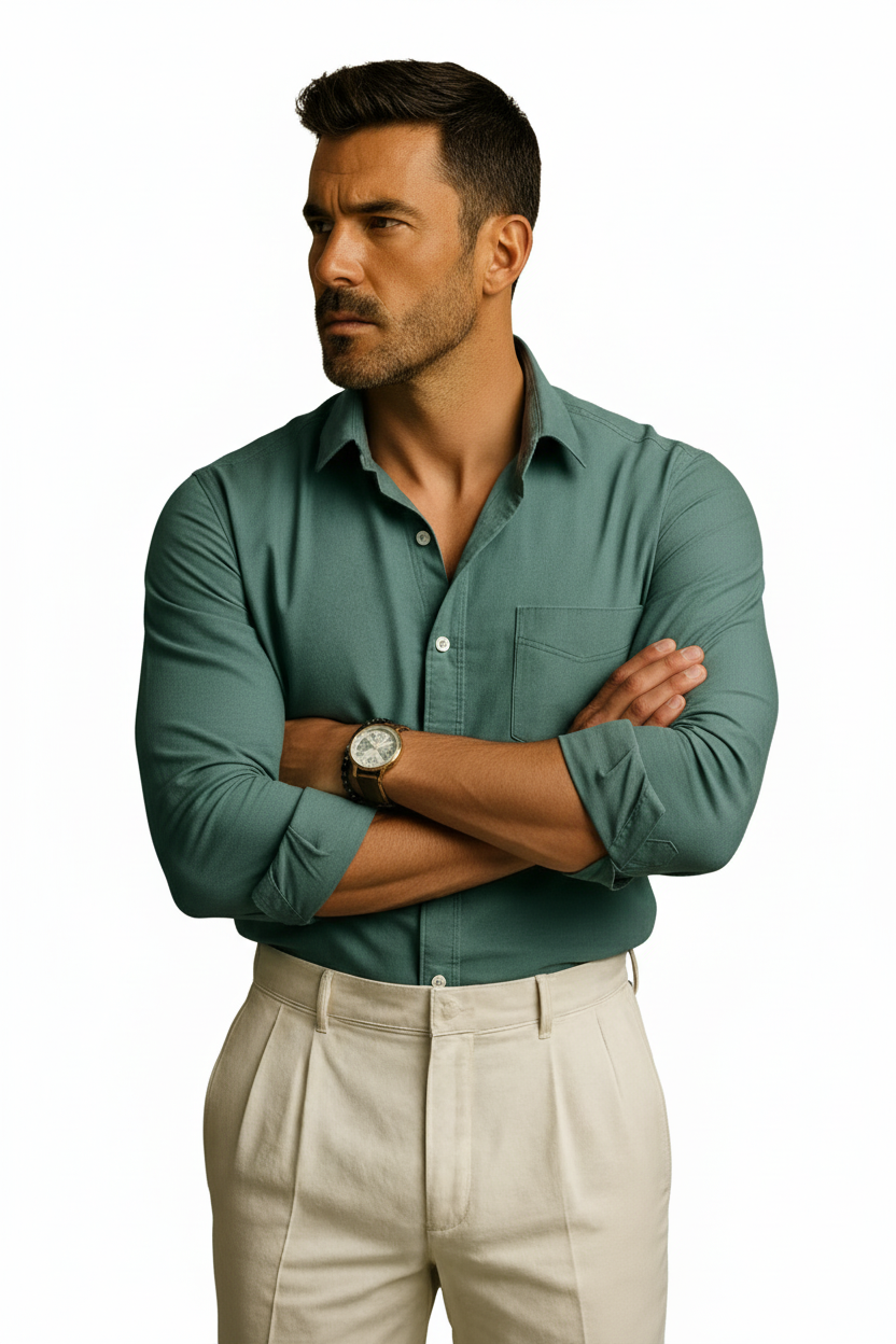 Fatzer Sea Green Classic Shirt