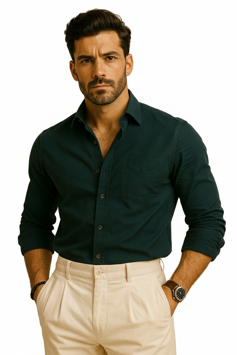 Fatzer Bottle Green Classic Shirt