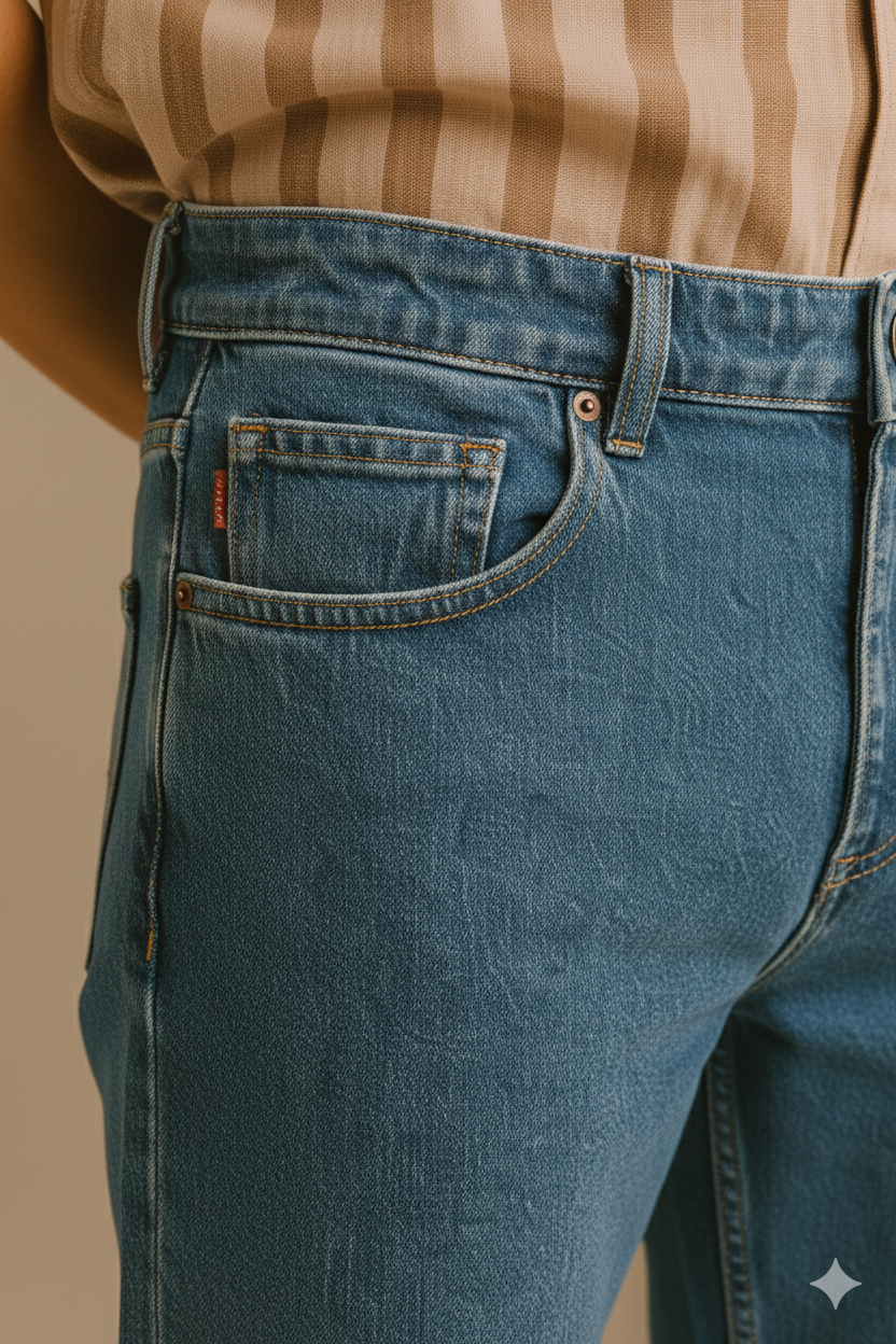 Mom Fit  – Blue Denim