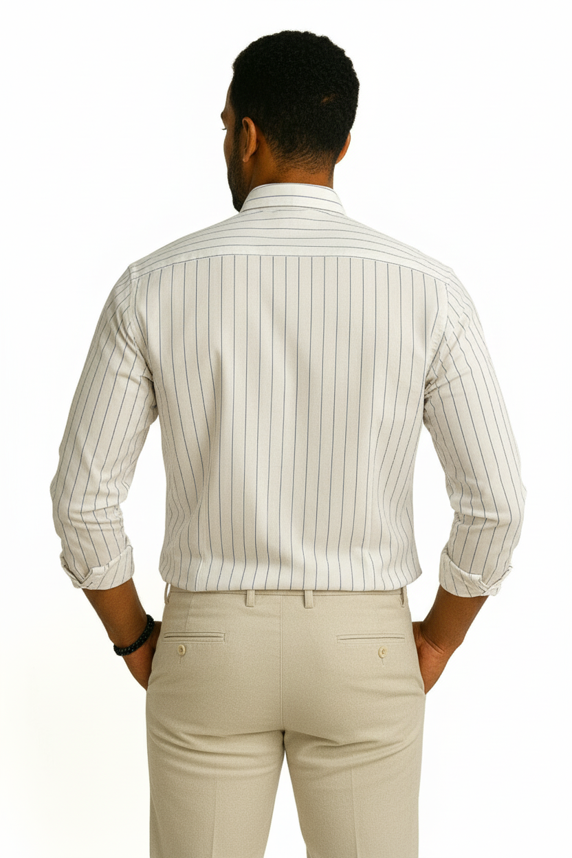 Men’s Classic Stripe Shirt - White