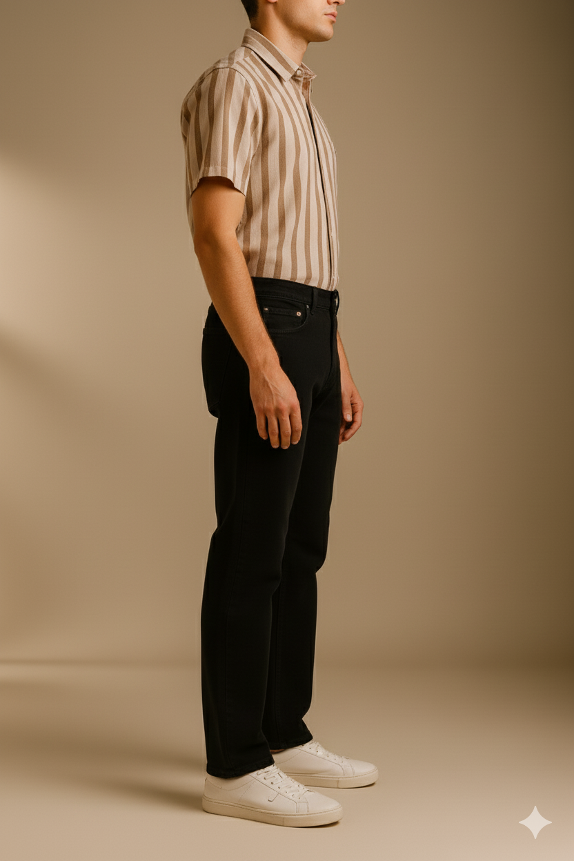 Mom-Fit – Black Denim