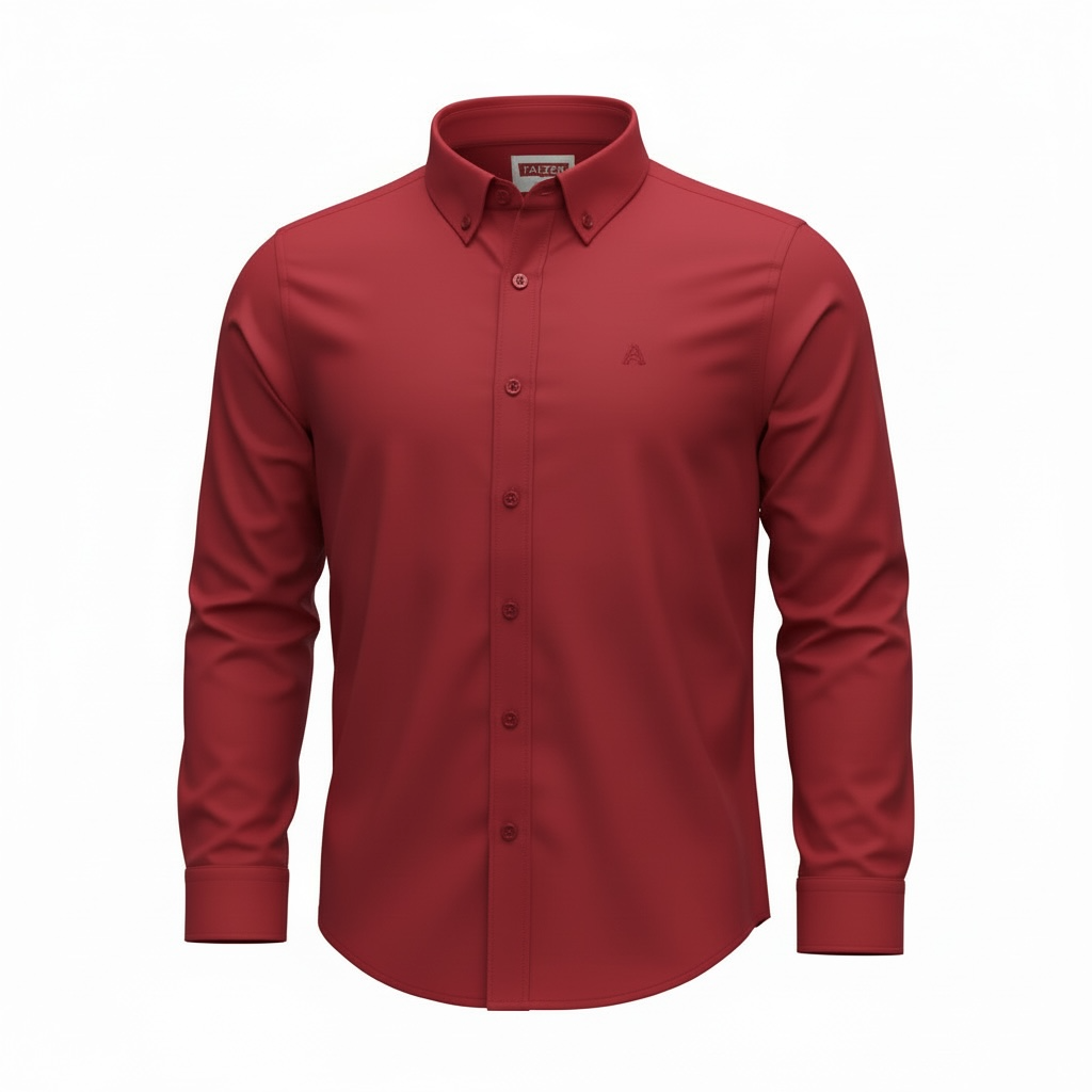 Fatzer Red Plain Shirts