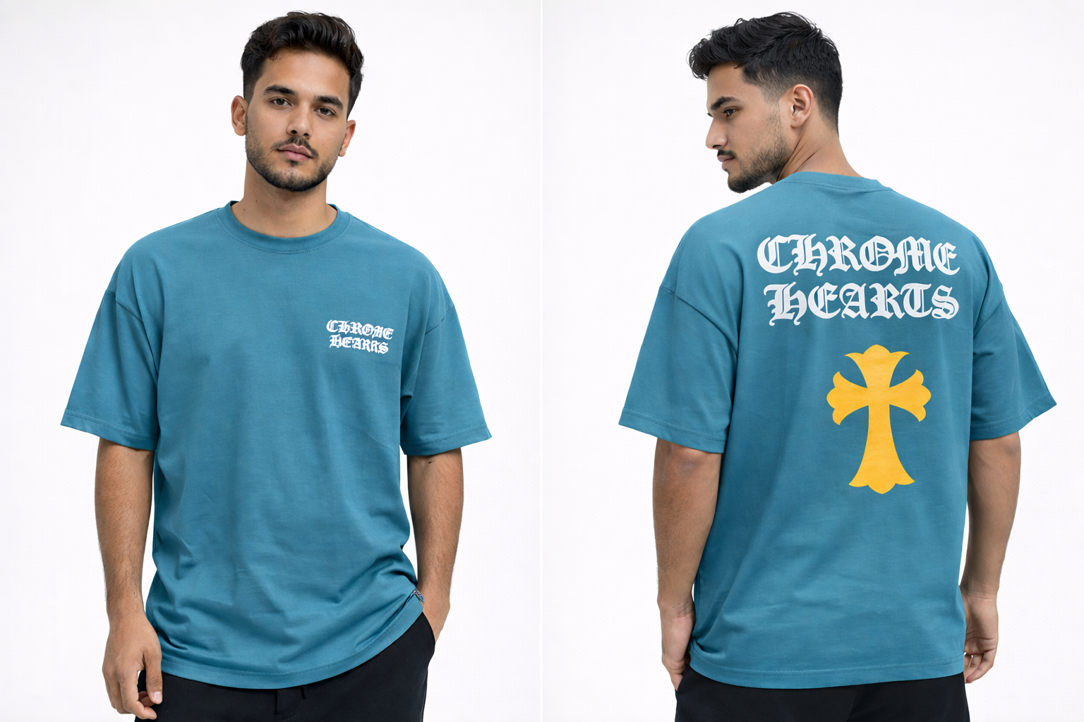 Down Shoulder Tshirts Back Print