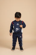 Navy Blue Kids Tracksuit Set with Sling Bag – Fatzer Kids Wear