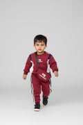 Maroon Kids Tracksuit Set with Sling Bag – Fatzer Kids Wear