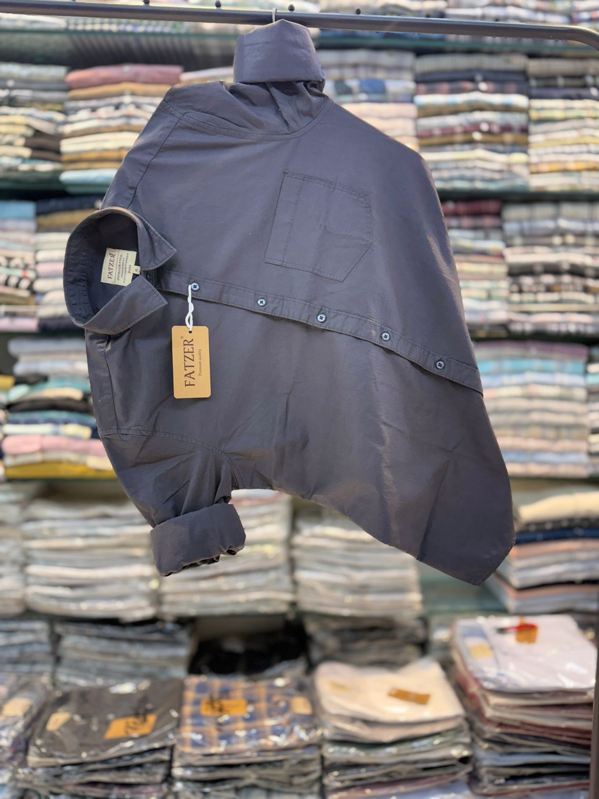 Fatzer Plain Cotton Shirts