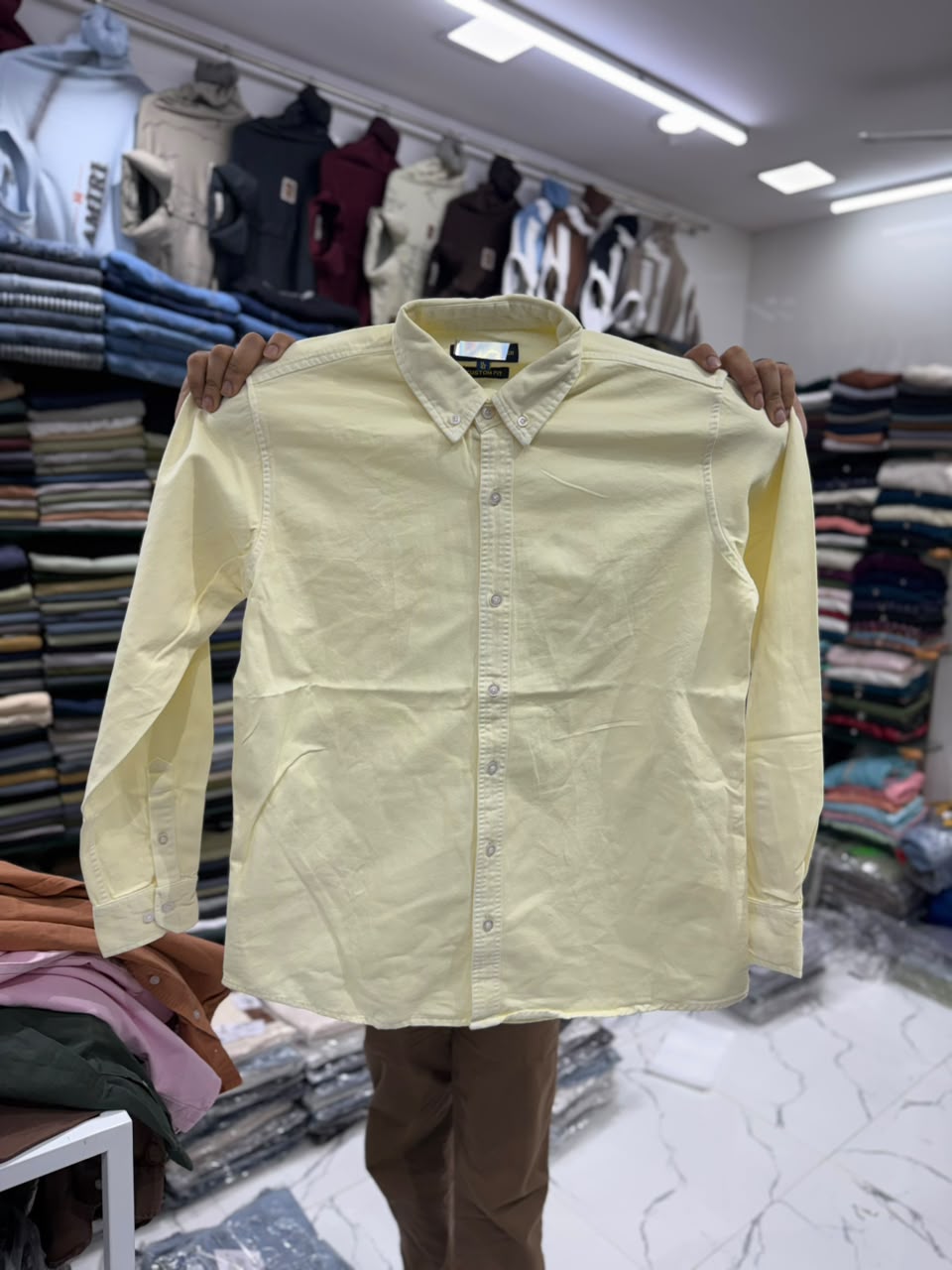 Solid Color Shirts RFD Fabric - Fiya Collections